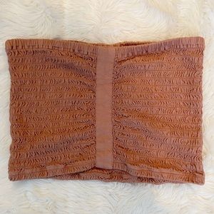 American Eagle Ruched Synch Tube Top Med